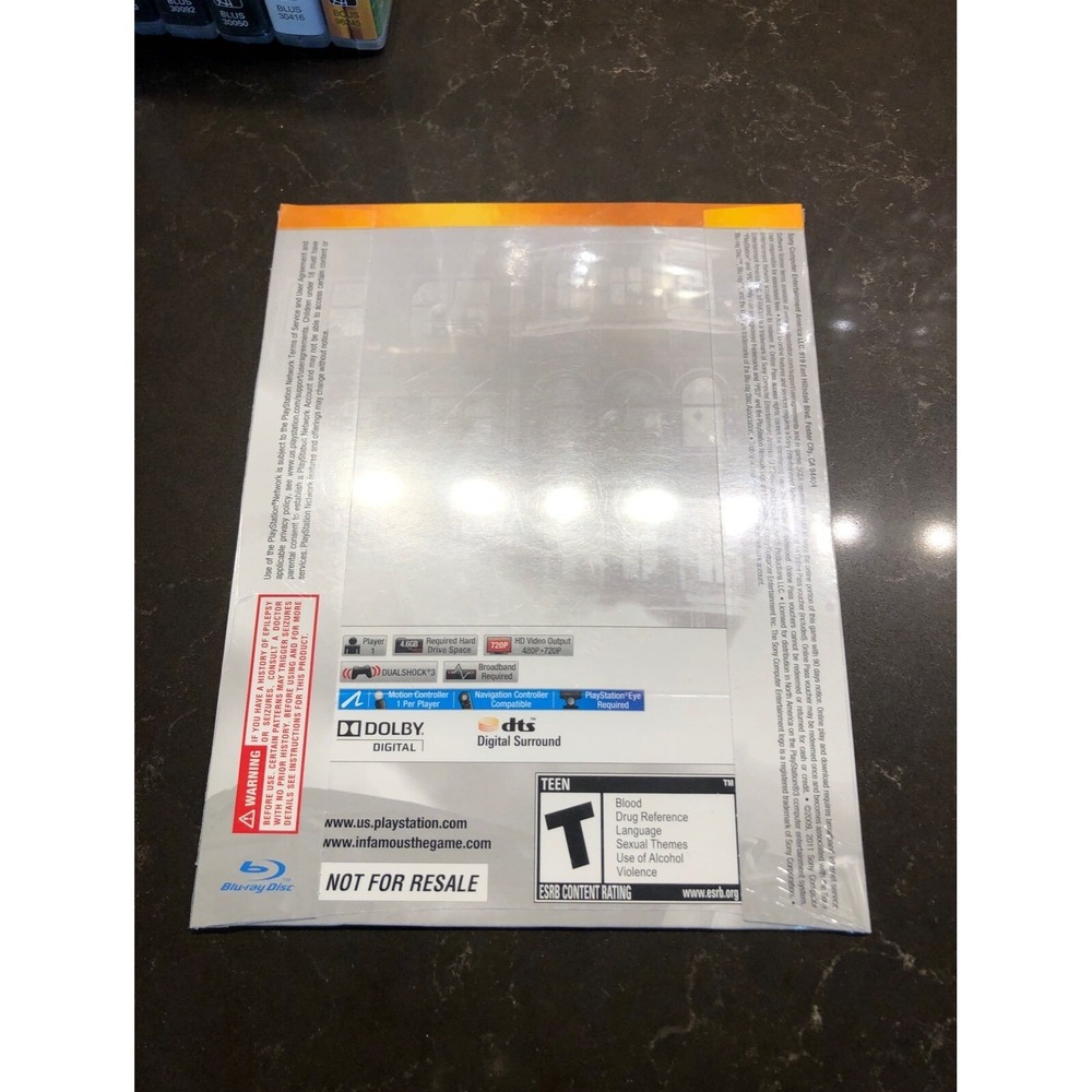 New‎ sealed ps3 infamous 2